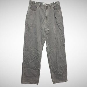 Old Navy Mechanic Pants 38X34 Solid Blacked Denim Y2k Baggy Work